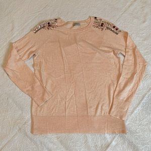 NWOT peach pink sweater